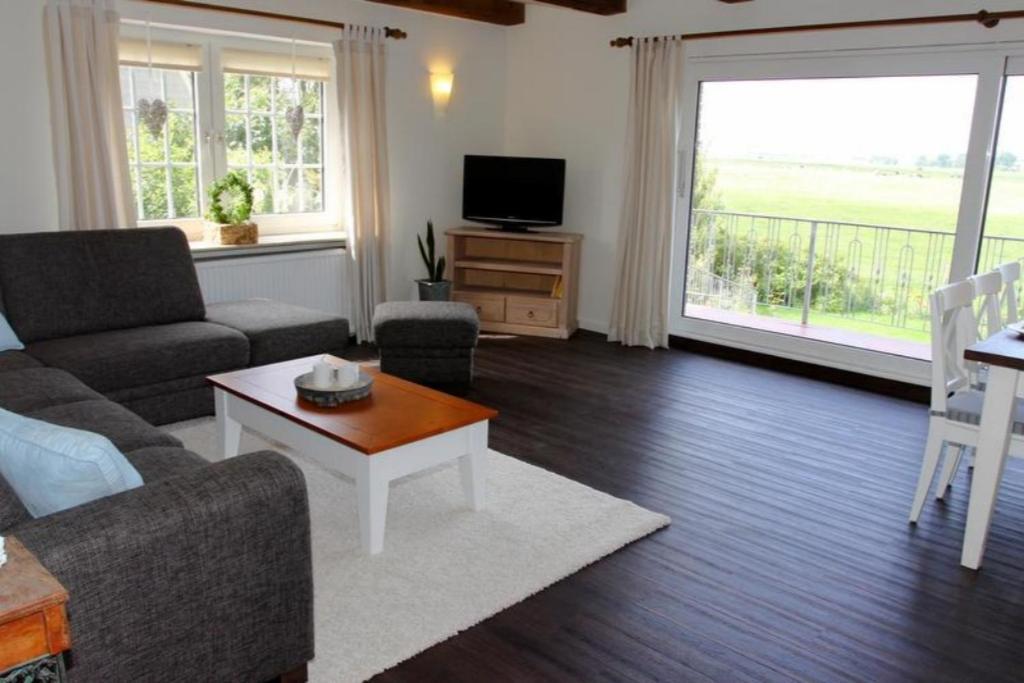 Ferienwohnung Wohnen unter Reet Galmsbull Exterior foto