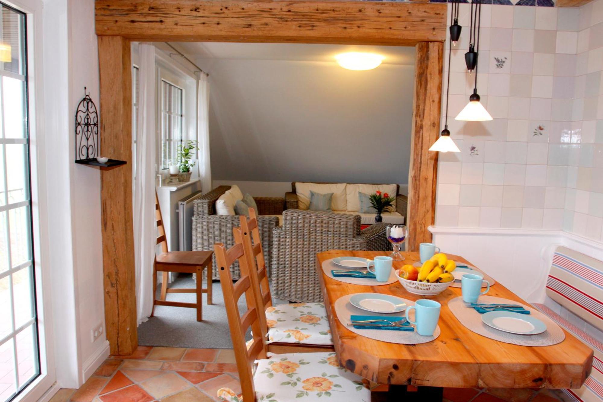 Ferienwohnung Wohnen unter Reet Galmsbull Exterior foto