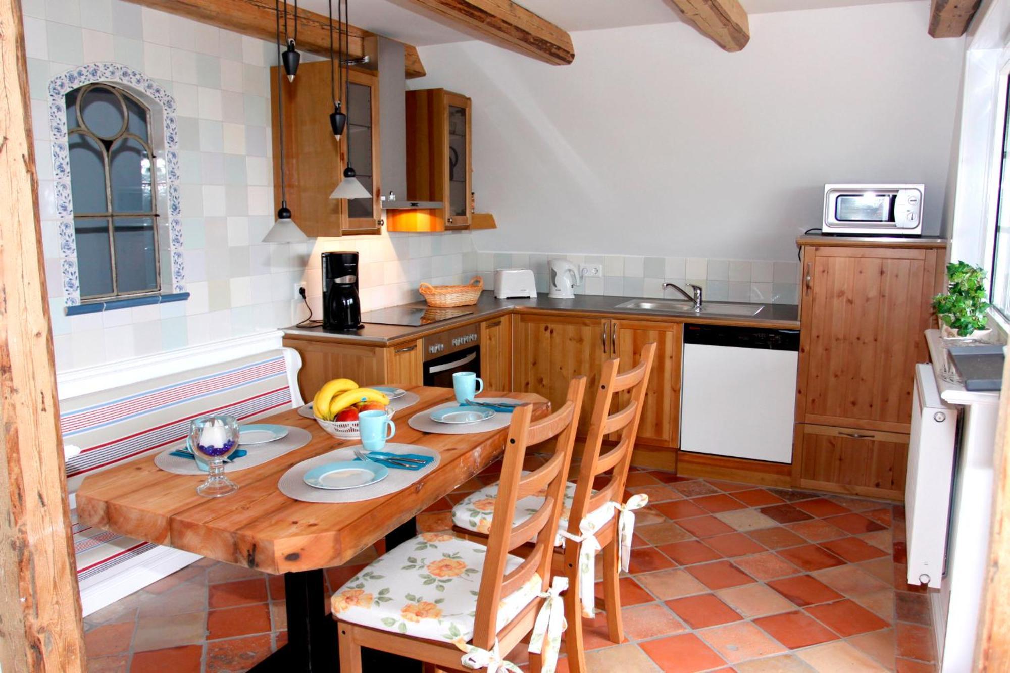 Ferienwohnung Wohnen unter Reet Galmsbull Exterior foto