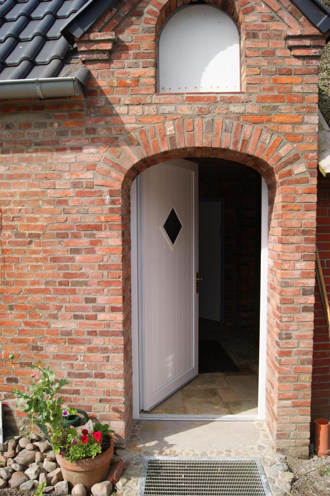 Ferienwohnung Wohnen unter Reet Galmsbull Exterior foto