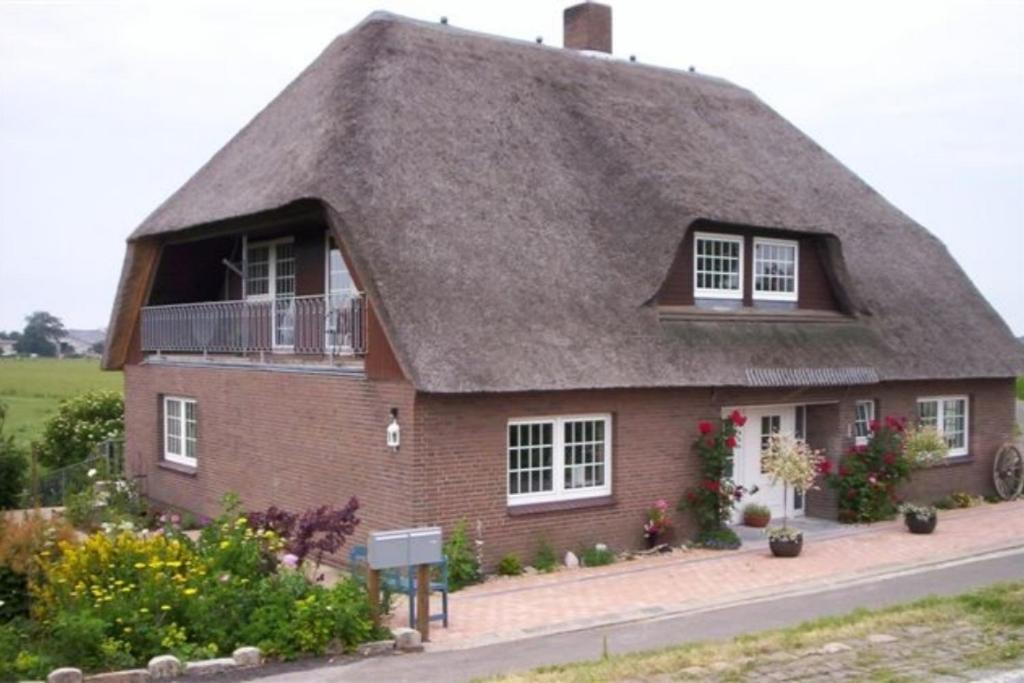 Ferienwohnung Wohnen unter Reet Galmsbull Exterior foto