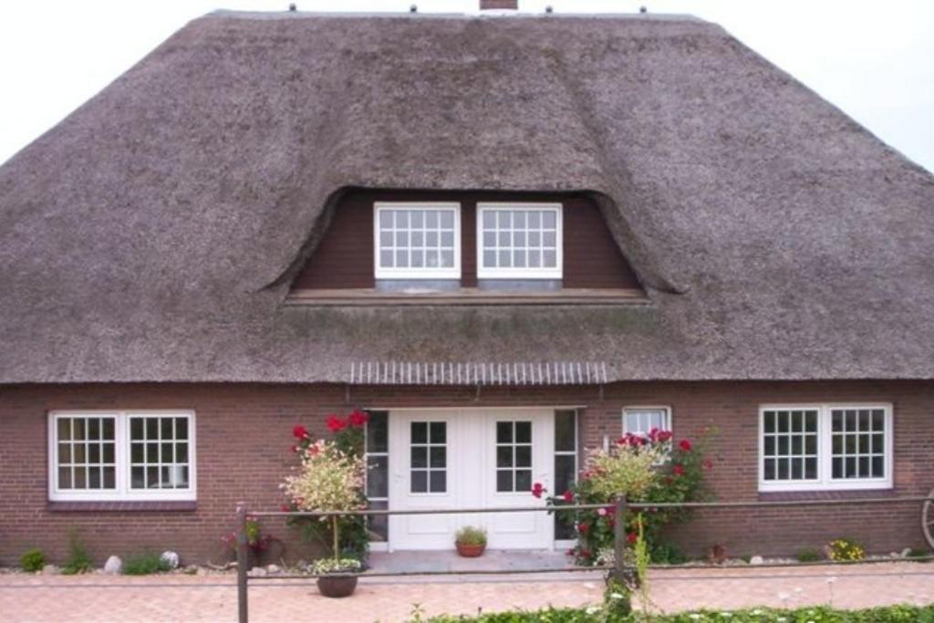 Ferienwohnung Wohnen unter Reet Galmsbull Exterior foto